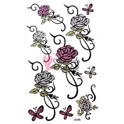 Tatuaje temporare pentru corp cu sclipici GC006